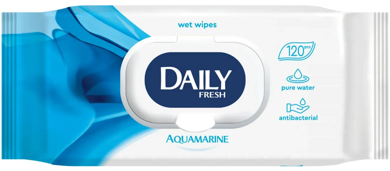 Салфетки гигиенические влажные Daily Fresh 120 шт. (42228300)