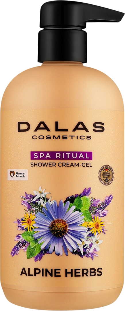 Крем-гель для душа DALAS Alpine Herbs, 550 мл
