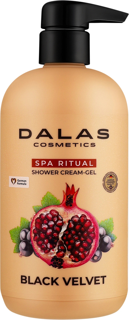 Крем-гель для душа DALAS Black Velvet, 550 мл