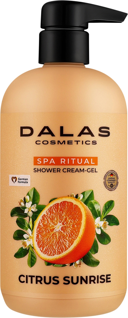 Крем-гель для душа DALAS Citrus Sunrise, 550 мл