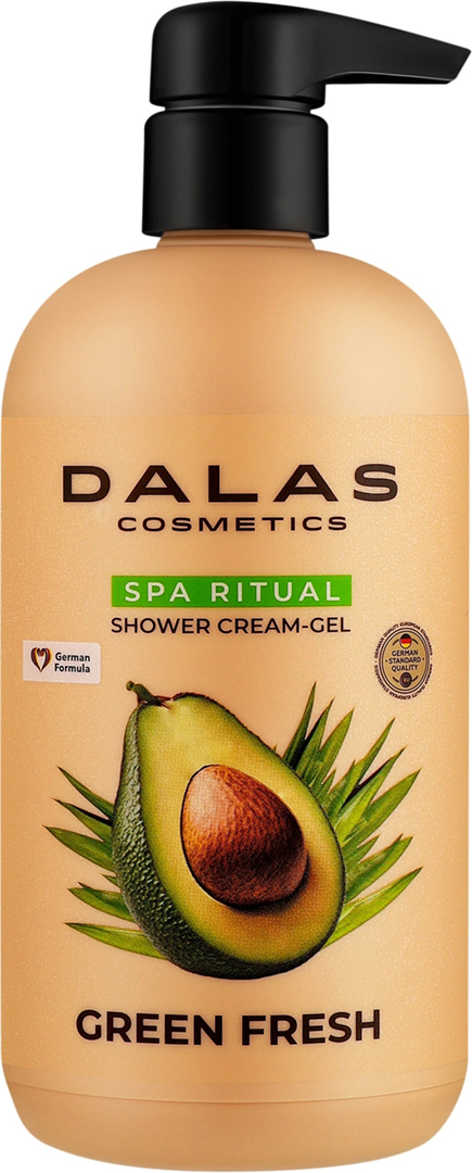 Крем-гель для душа DALAS Green Fresh, 550 мл