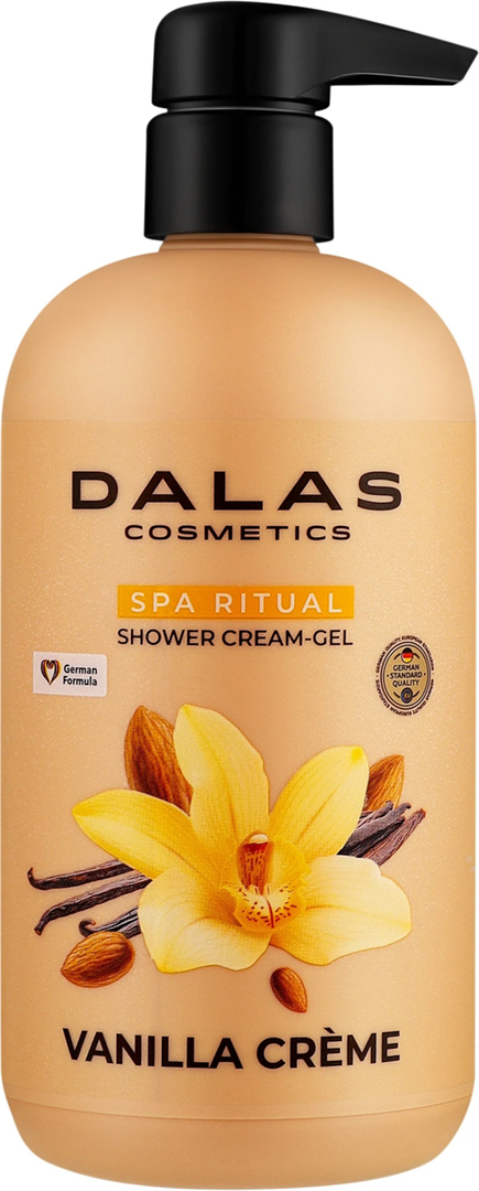Крем-гель для душа DALAS Vanilla Crème, 550 мл