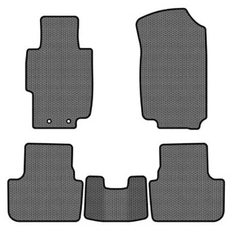 EVA коврики в салон авто EVAtech для Accord AT (Electric seats) Honda 2003-2008 7 поколение Sedan EU HA13173CG5TL2SGB