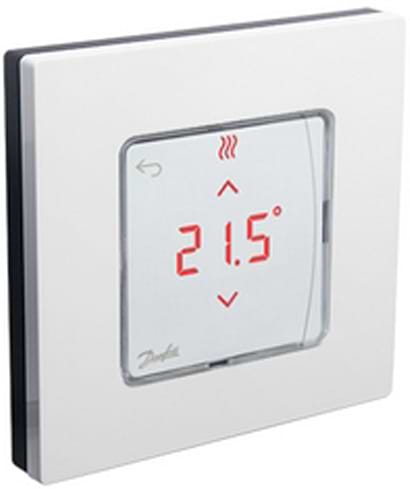 Терморегулятор Danfoss Icon Display 230V On-wall White (088U1015)