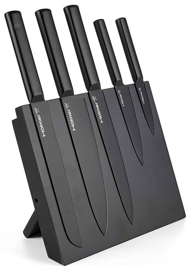 Фото - Набір ножів Holmer KS-66225-BL Dark Collection