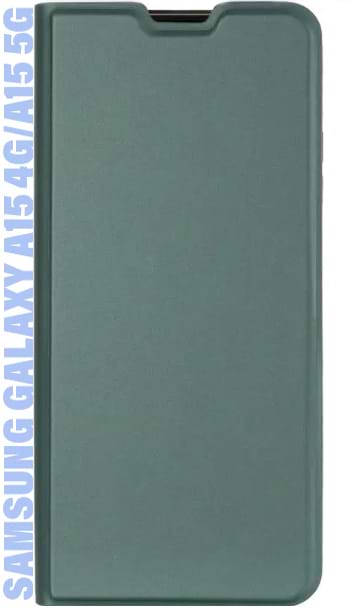 Чохол для смартфону BeCover Exclusive New Style for Samsung Galaxy A15 4G SM-A155/A15 5G SM-A156 Dark Green (712663) - Фото 1