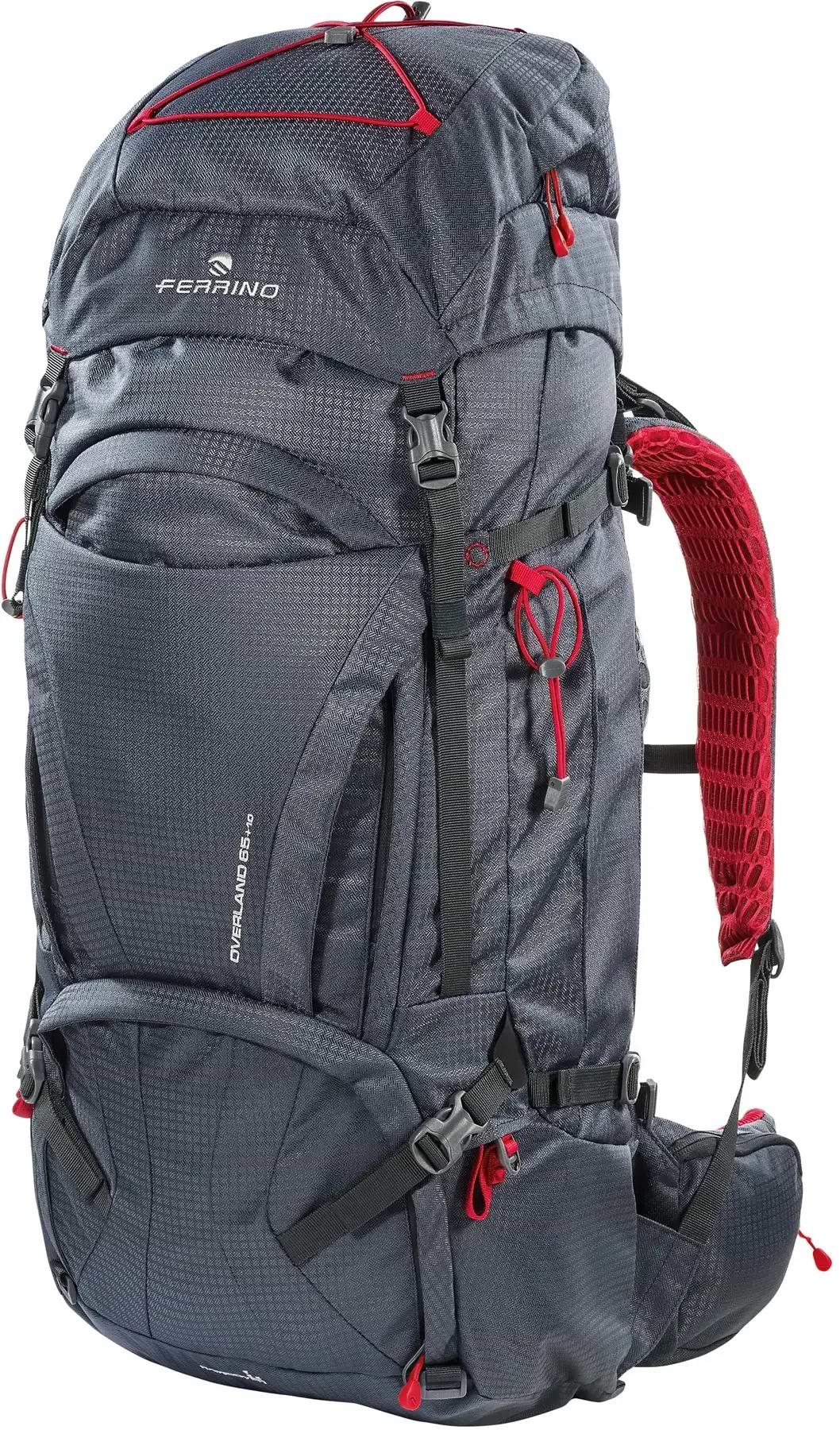 Туристический рюкзак Ferrino Overland 65+10L Dark Grey (75671HCC)