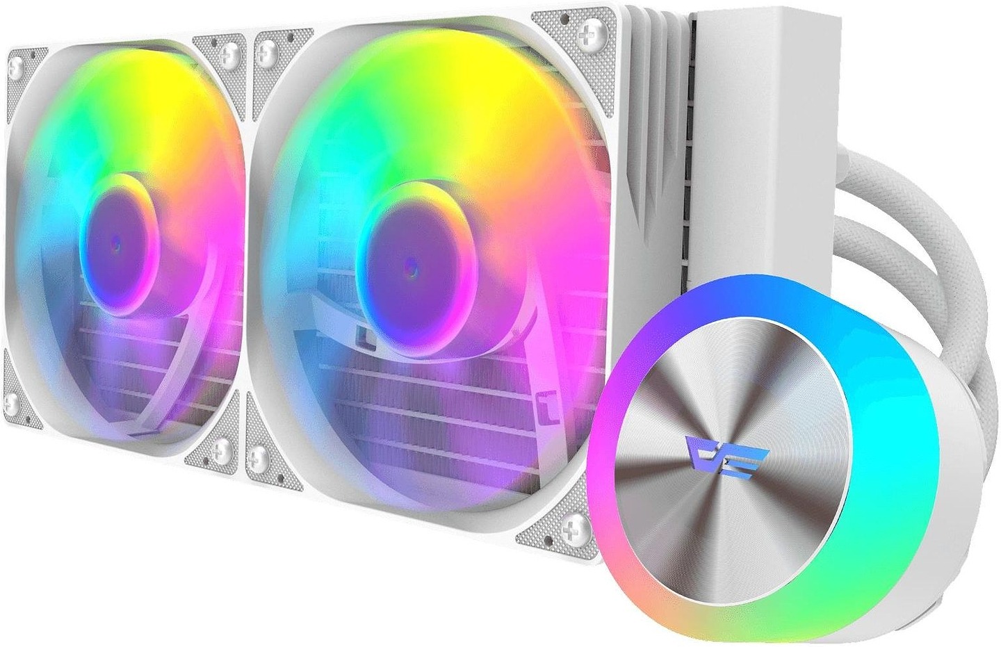 Водяная система охлаждения DarkFlash DG240 WHITE