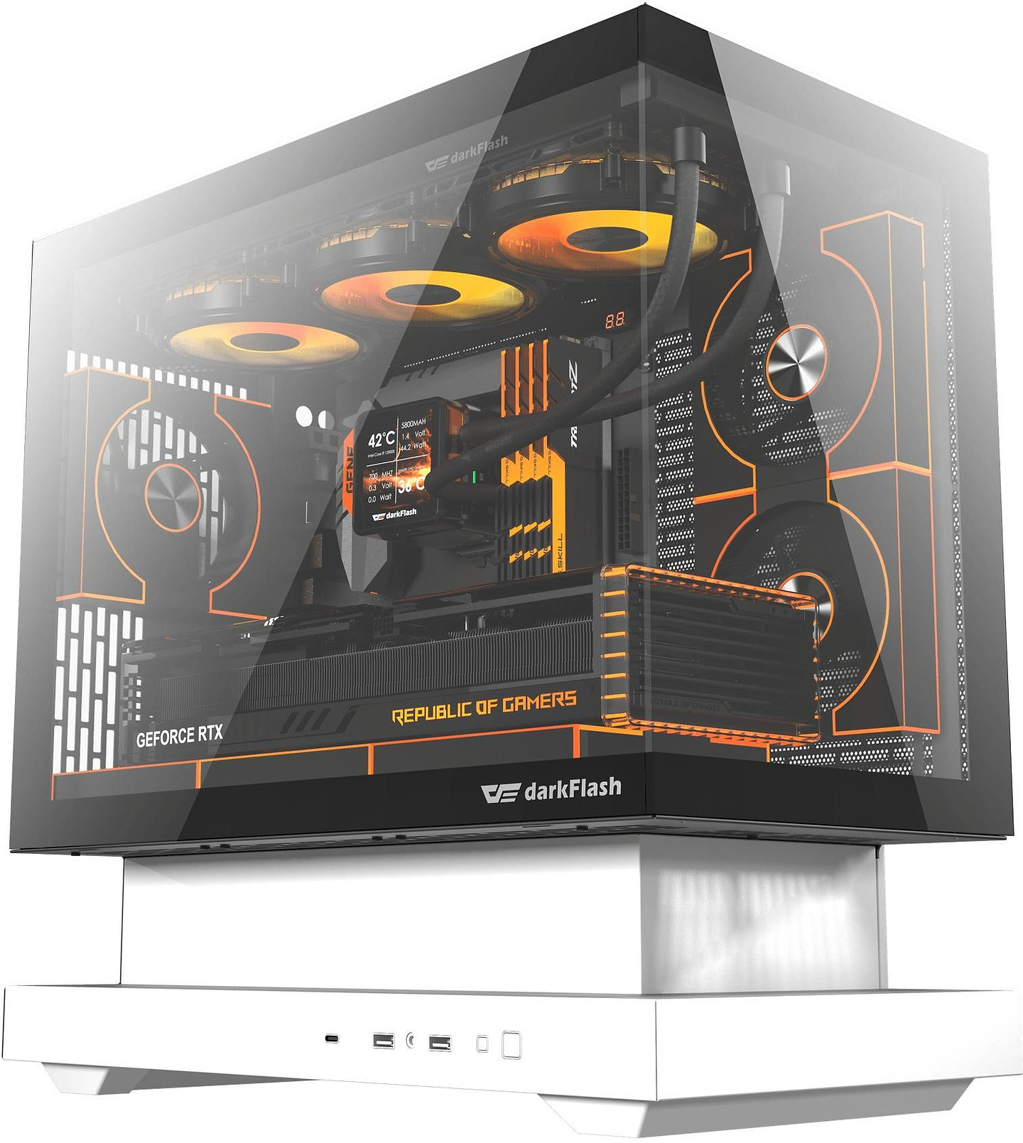 Корпус DarkFlash F1 WHITE