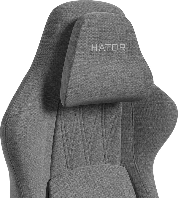 Фото - Крісло для геймерів Hator Darkside 3M Fabric Grey (HTC3016M)