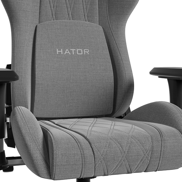 Фото - Крісло для геймерів Hator Darkside 3M Fabric Grey (HTC3016M)