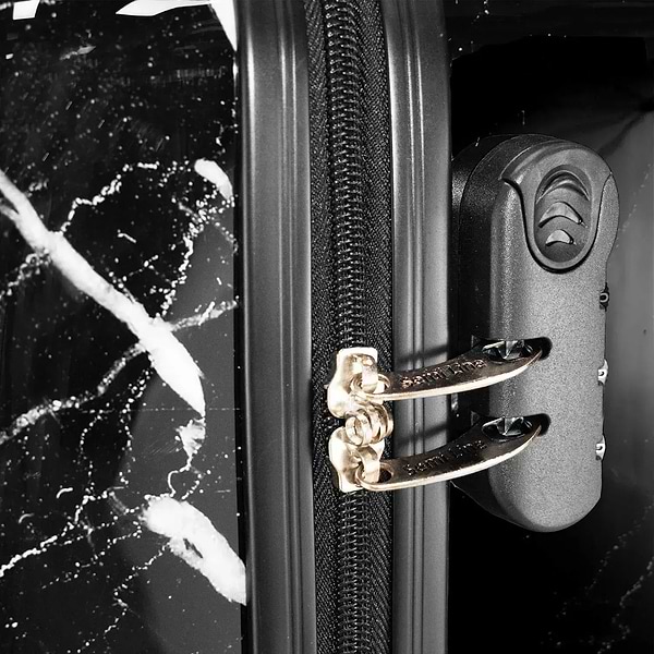 Фото - Чемодан Semi Line 24" (M) Black Marble (T5730-2)