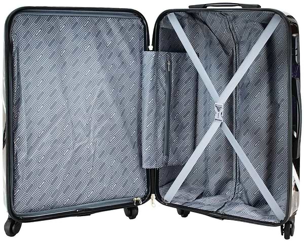 Фото - Чемодан Semi Line 24" (M) Black Marble (T5730-2)