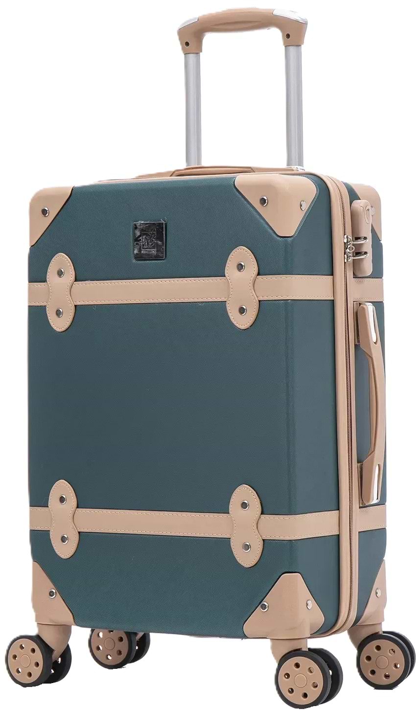 Валіза Semi Line 20" (S) Green-Navy (T5838-2)