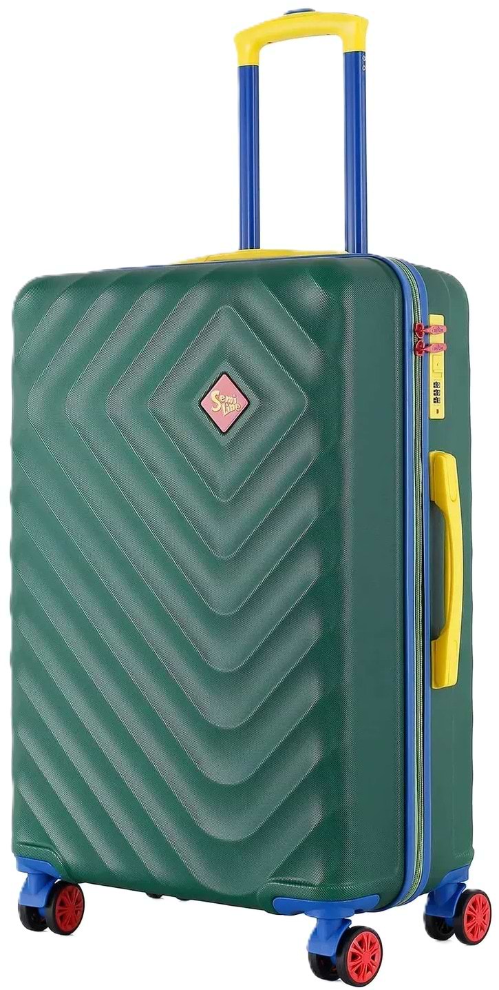 Чемодан Semi Line 24" (M) Dark Green (T5805-2)