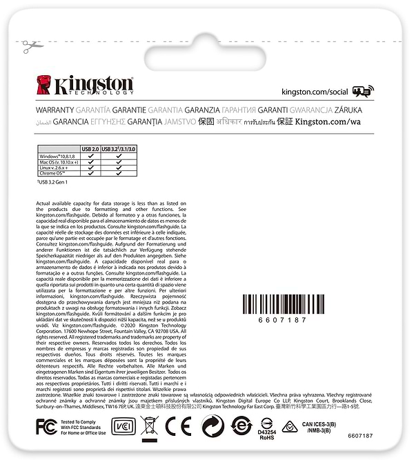 Фото - Флеш USB Kingston DataTraveler Exodia M 128GB Black/Red (DTXM/128GB)