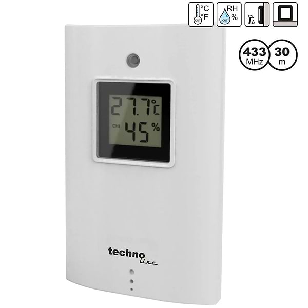 Фото - Беспроводной датчик температуры и влажности воздуха Technoline TX70DTH