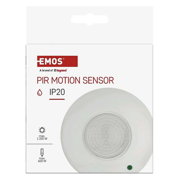 Фото - Проводной датчик движения EMOS GS11111 PIR IP20 1200 W