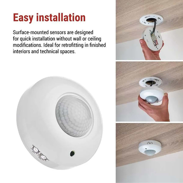 Фото - Проводной датчик движения EMOS GS11111 PIR IP20 1200 W