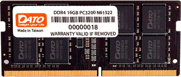 Фото - Память DDR Dato 16GB/3200 DDR4 (DT16G4DSDND32)