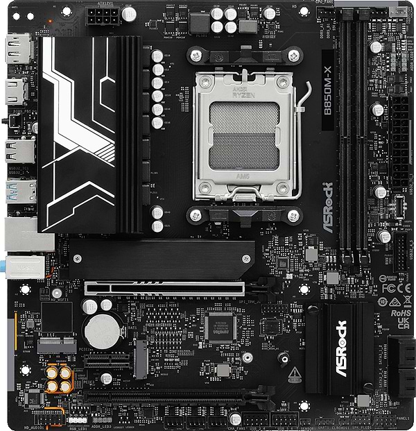 Фото - Материнська плата ASRock sAM5 AMD B850 (B850M-X R2.0)