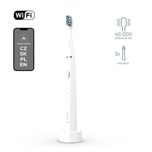 Фото - Зубная щетка электрическая AENO DB1S White (ADB0001S)
