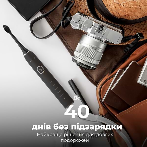 Фото - Уценка - Зубная щетка электрическая AENO DB6 Black (ADB0006)