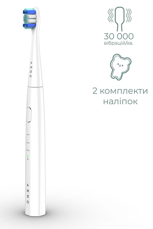 Фото - Зубна щітка електрична AENO DB7 White (ADB0007)