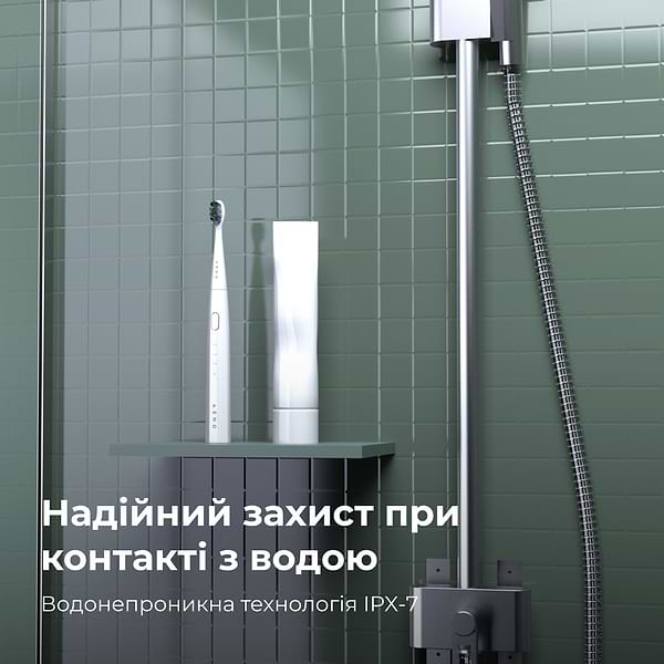 Фото - Уцінка - Зубна щітка електрична AENO DB8 White (ADB0008)