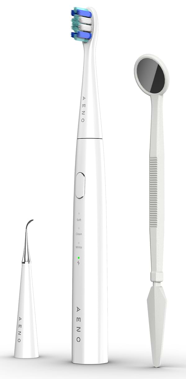 Фото - Уцінка - Зубна щітка електрична AENO DB8 White (ADB0008)