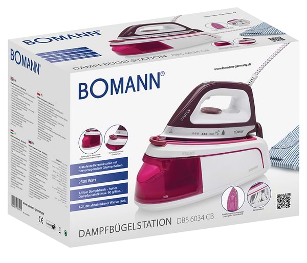 Фото - Утюг с парогенератором Bomann DBS 6034 CB