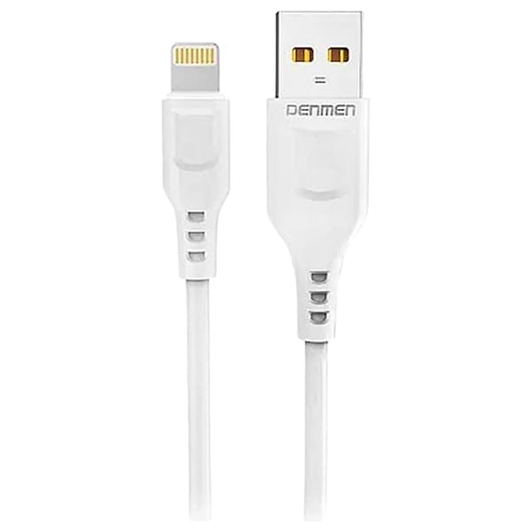 Фото - Мережевий зарядний пристрій Denmen Lightnin 1USB 2.4A White (DC01L-WH)