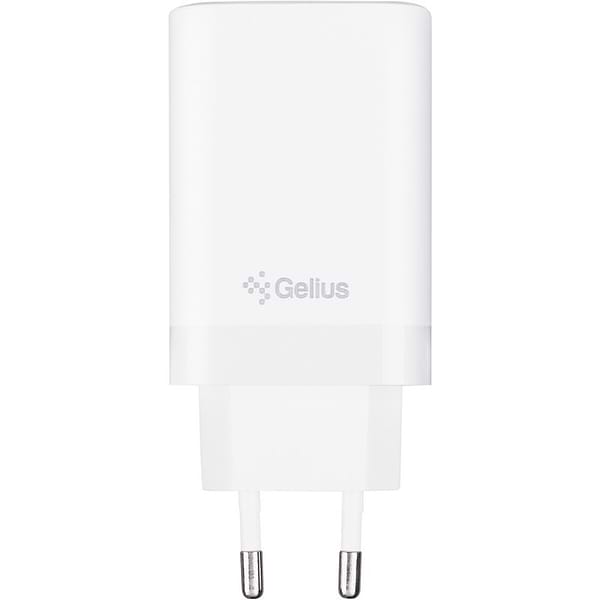 Фото - Сетевое зарядное устройство Gelius Elevaro GP-HC065 65W USB+2Type-C (QC/PD/PPS) +кабель One Type-C to Type-C White (101369)