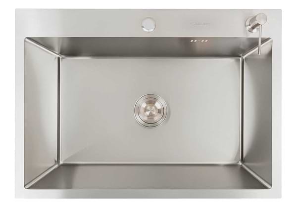 Фото - Мийка кухонна VALESO Handmade 70х50 нержавійка (сифон круглий, 3,0/0,8)