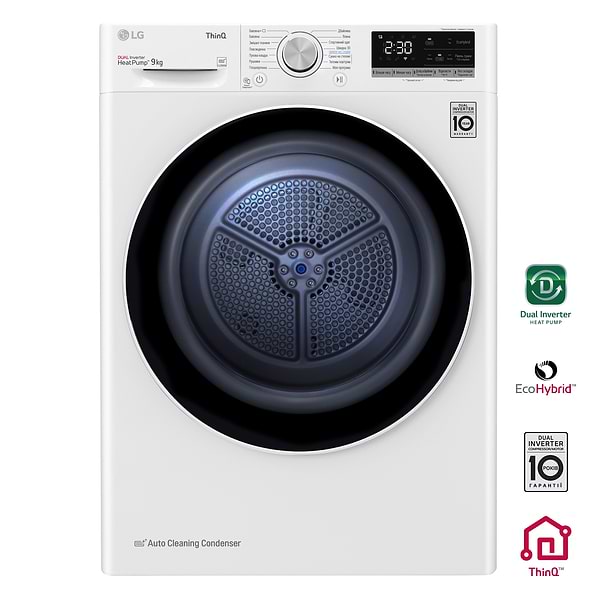 Фото - Сушильна машина LG DC90V5V0W
