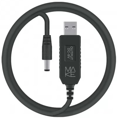Кабель USB - DC MAKE 9V 1м Black (MCB-DP1BK) - Фото 1