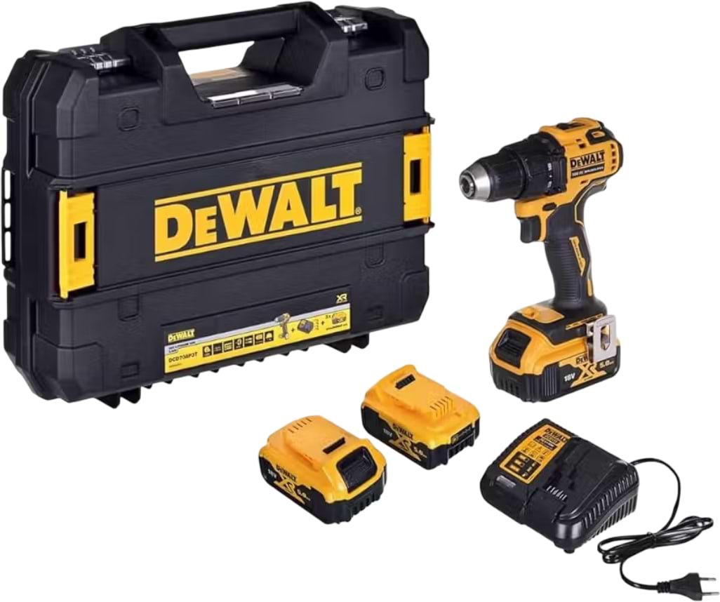 Дриль-шуруповерт DeWALT DCD708P3T