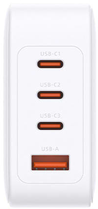 Фото - Сетевое зарядное устройство D-Link 140Вт GaN 3хUSB-С 1xUSB-A White (DCF-141)