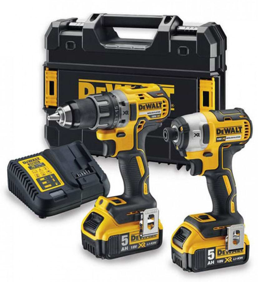 Набор электроинструментов DeWALT 18 В XR Li-lon 5 Аг (DCK268P2T) - Фото 1
