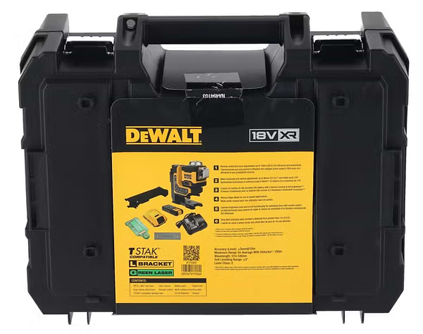 Фото - Уровень лазерный DeWALT 18В XR Li-Ion (DCLE34035D1)