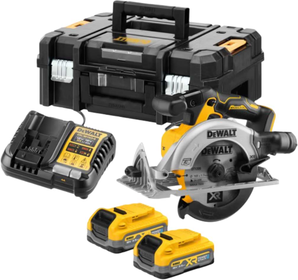 Пила дискова DeWALT DCS565S2T