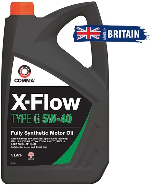 Олива для авто COMMA X-FLOW TYPE G 5W-40 5л (XFG5L)