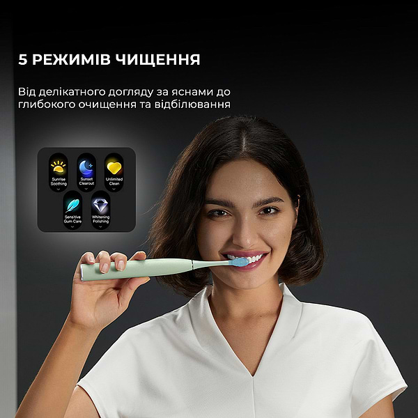 Фото - Зубная щетка электрическая Oclean X Ultra 20 Electric Toothbrush Black (6970810557121)