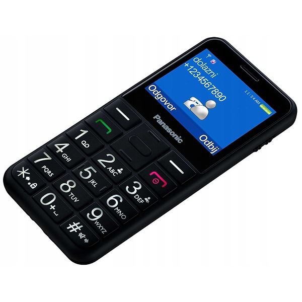 Фото - Мобільний телефон Panasonic KX-TU155EXBN Black