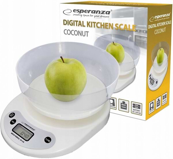 Фото - Ваги кухонні Esperanza Scales EKS007