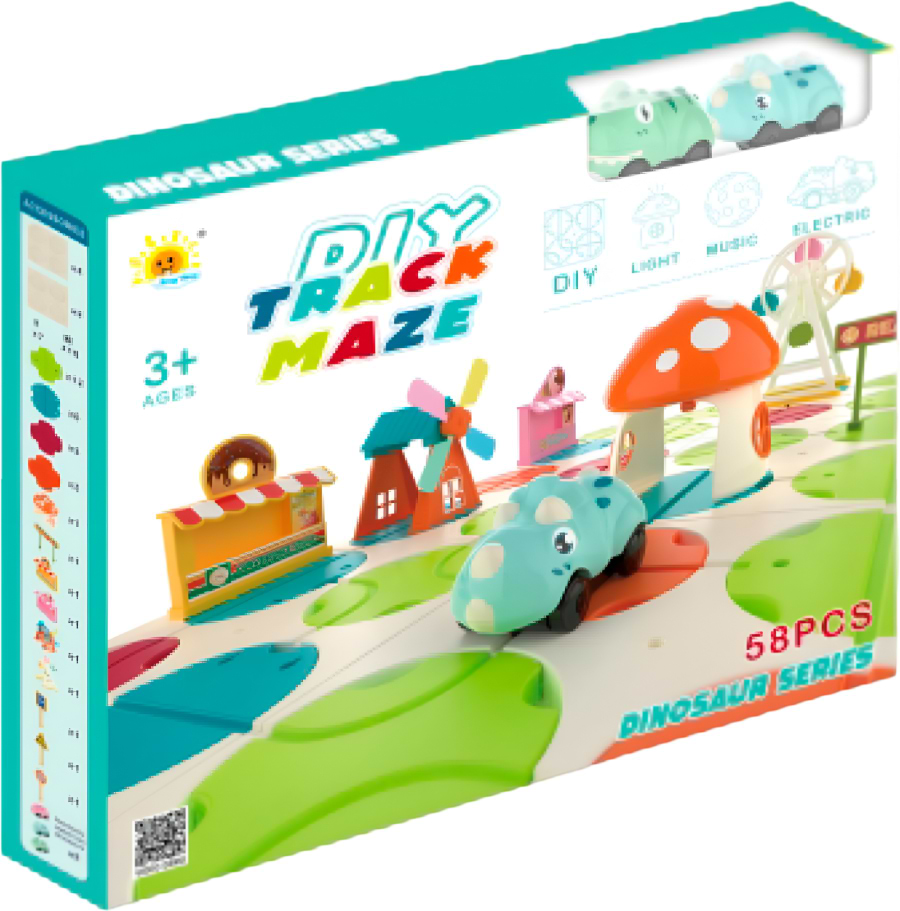 Настільна гра (3-4 роки) TONGYANG будівництво дороги 58 дет (2023-10)