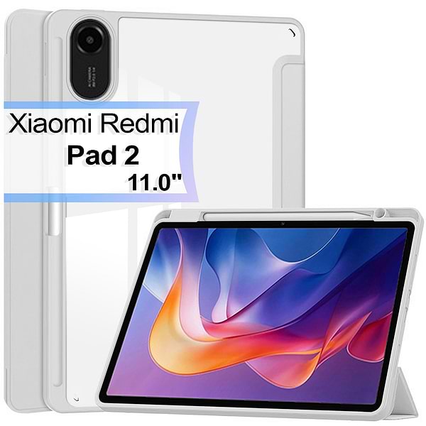 Фото - Чехол для планшета BeCover Soft Edge с креплением для стилуса for Xiaomi Redmi Pad 2 11.0" Gray (713660)