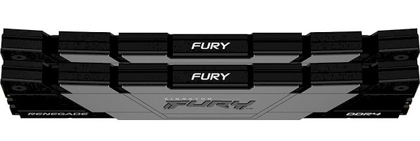 Фото - Память DDR Kingston Fury Renegade Black XMP DDR4-3600 32GB (2x16GB) CL16-20-20 1.35V (KF436C16RB12K2/32)