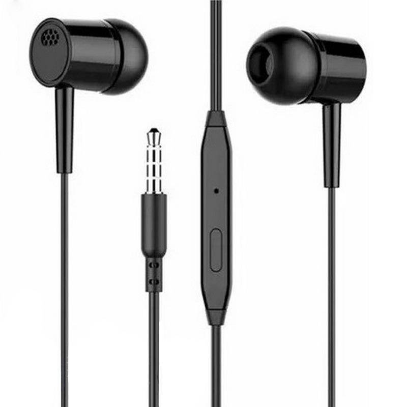 Фото - Наушники вкладыши проводные Denmen DR02 3.5mm 1.2 м Black (DE-DR02-BK)
