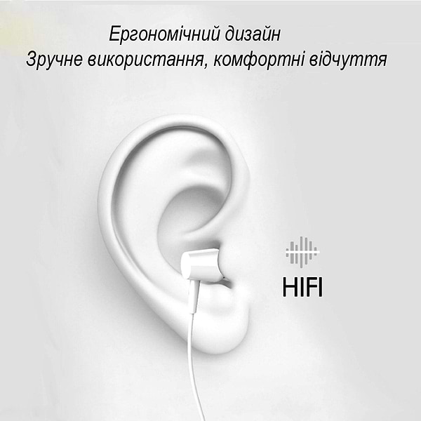 Фото - Наушники вкладыши проводные Denmen DR02 3.5mm 1.2 м Black (DE-DR02-BK)